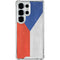 Czech Republic Flag Distressed Galaxy S25 Ultra Clear Case